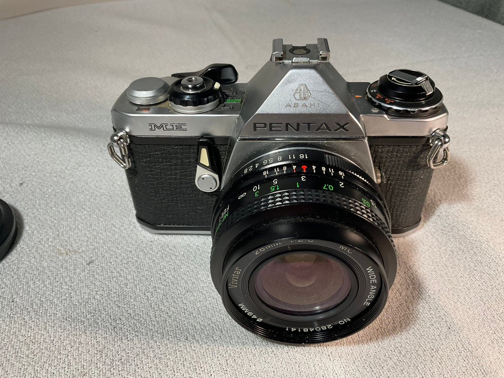 PENTAX ME met Vivitar 28mm, Ophalen of Verzenden, Spiegelreflex, Pentax