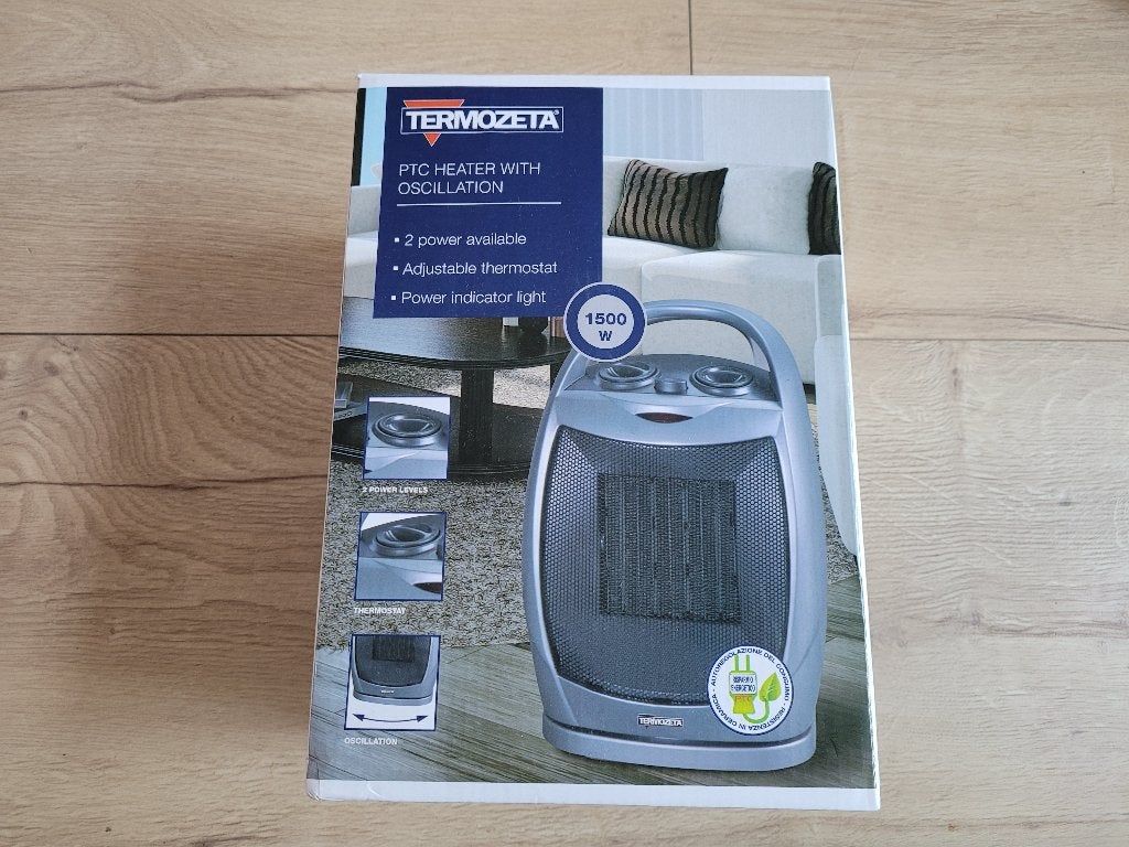 TERMOZETA heater/ elektrisch kacheltje *nieuw* ~ TH6401, Doe-het-zelf en Verbouw, 30 tot 80 cm, Minder dan 60 cm, Ophalen of Verzenden