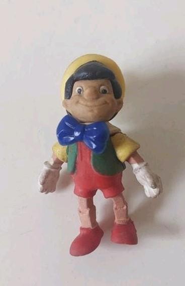 Oude Pinokkio vintage popje hangertje pinokkio Bullyland, Ophalen of Verzenden
