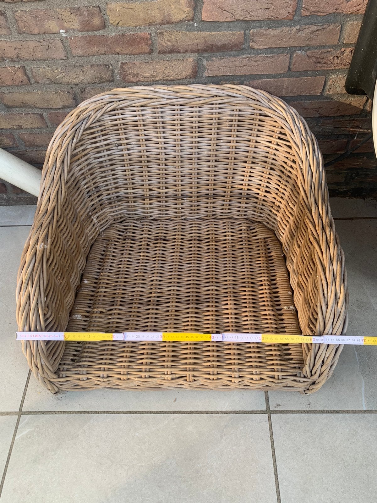 ROTAN HONDENMAND, Ophalen of Verzenden, Zo goed als nieuw, Riet