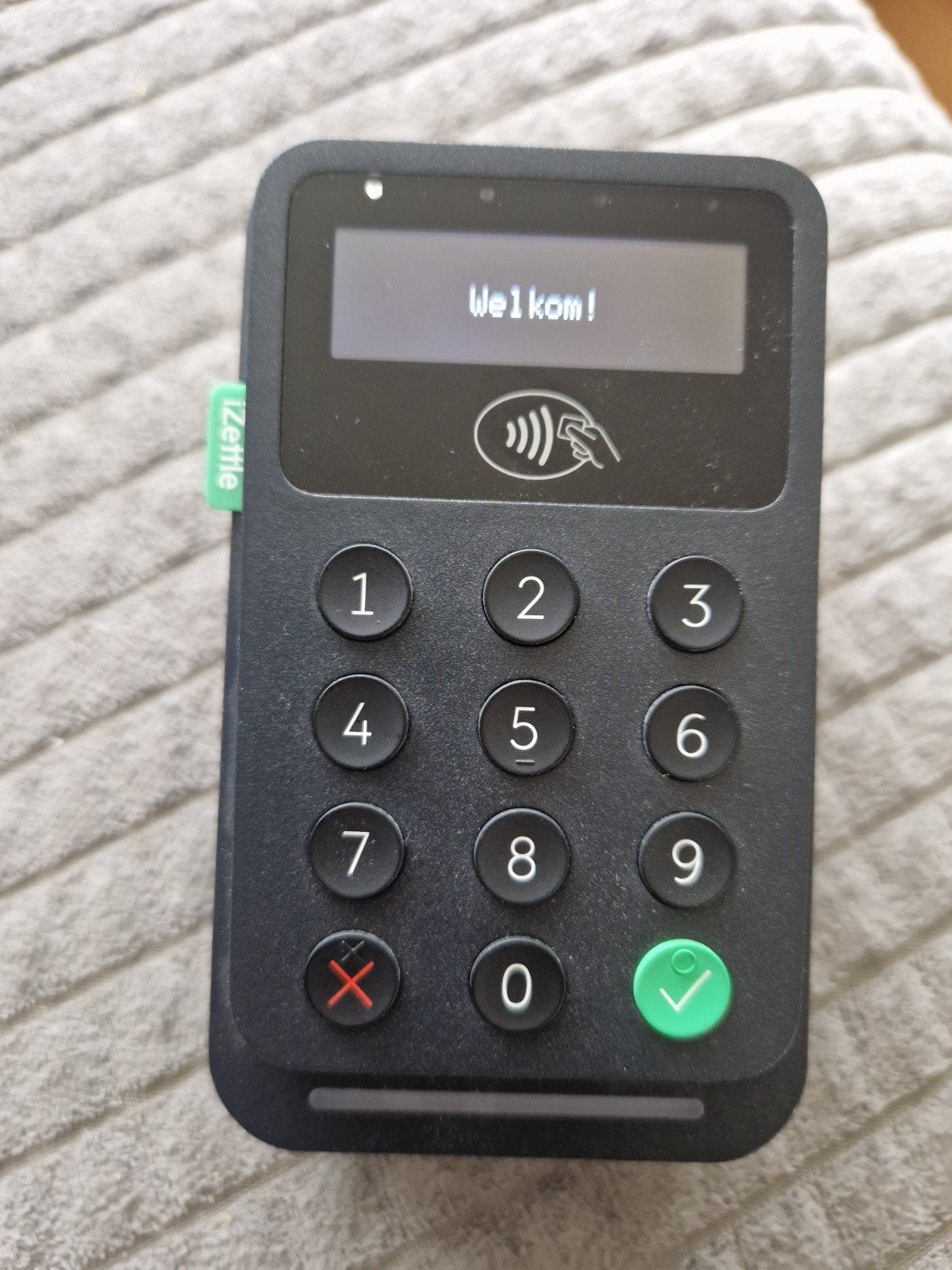 iZettle pin, Ophalen