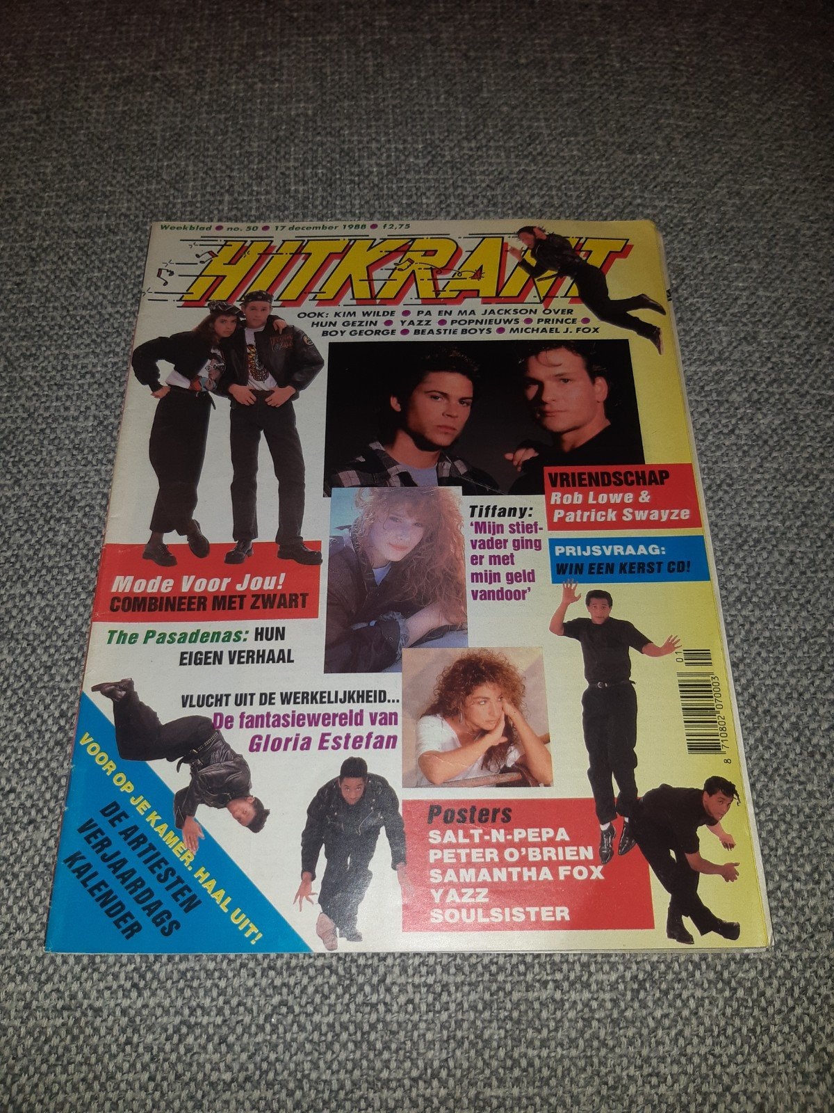 50. Hitkrant 1988. Rob Lowe. Patrick Swayze. Dolly Dots, Verzenden, 1980 tot heden, Tijdschrift