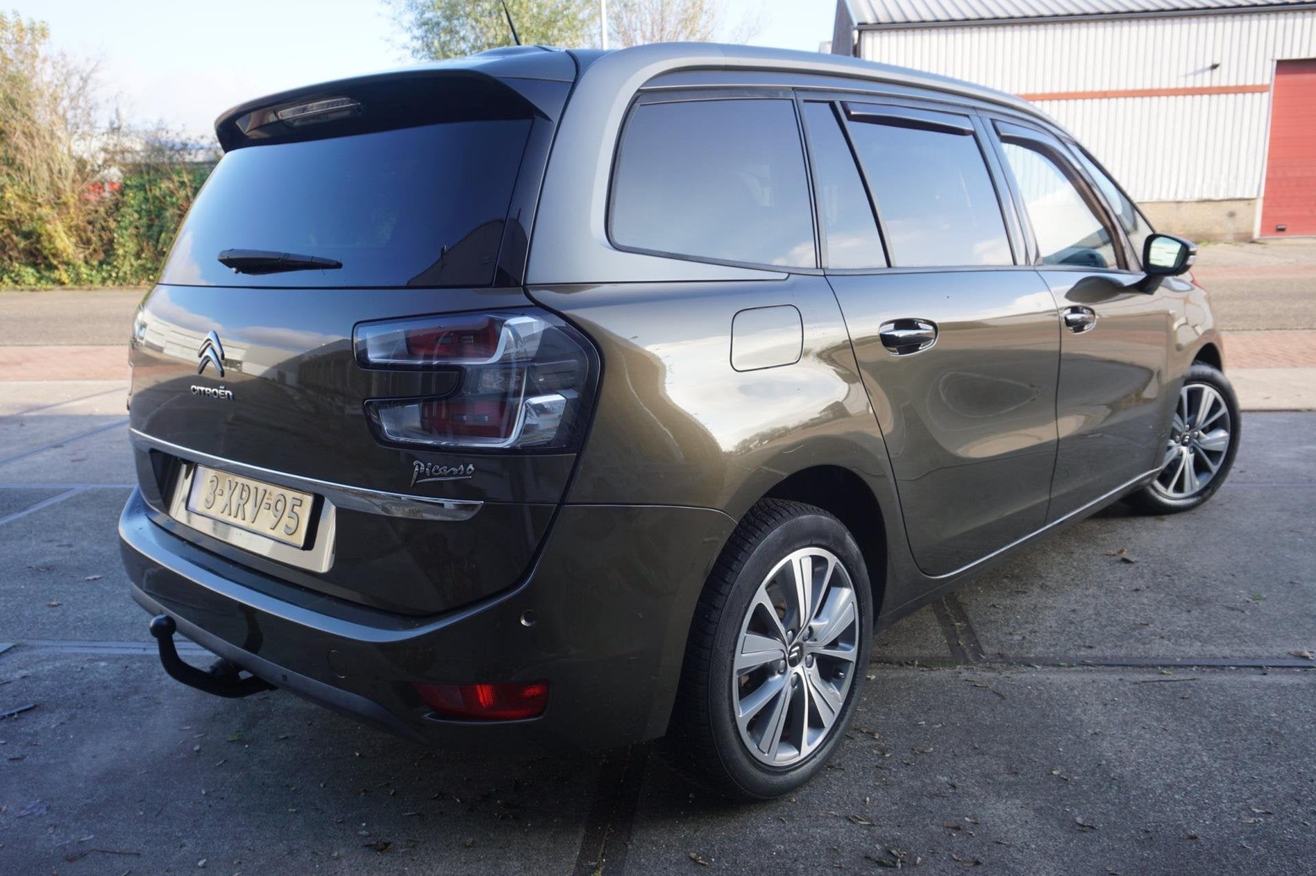 Citroen Grand C4 Picasso 1.6 e-THP Exclusive *Nieuwe Motor*, Auto's, Gebruikt, 4 cilinders, Bruin, C4 (Grand) Picasso