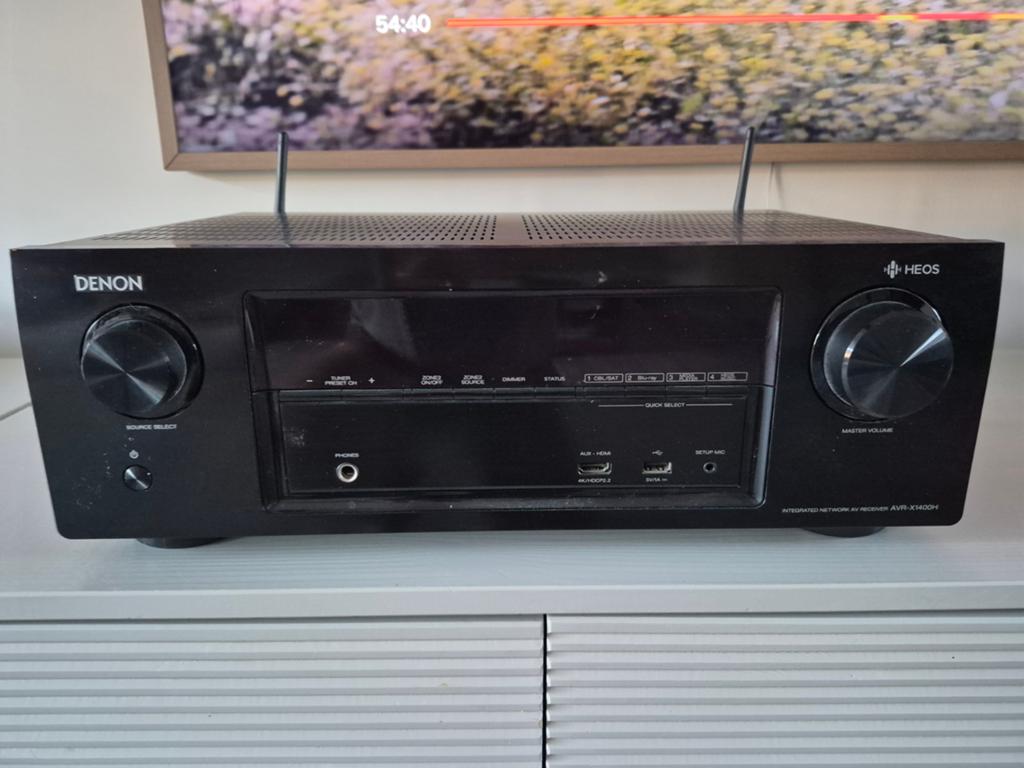 Denon 7.2 4K dolby atmos receiver met HEOS wifi en bluetooth, Audio, Tv en Foto, Versterkers en Receivers, Ophalen, Denon, Zo goed als nieuw