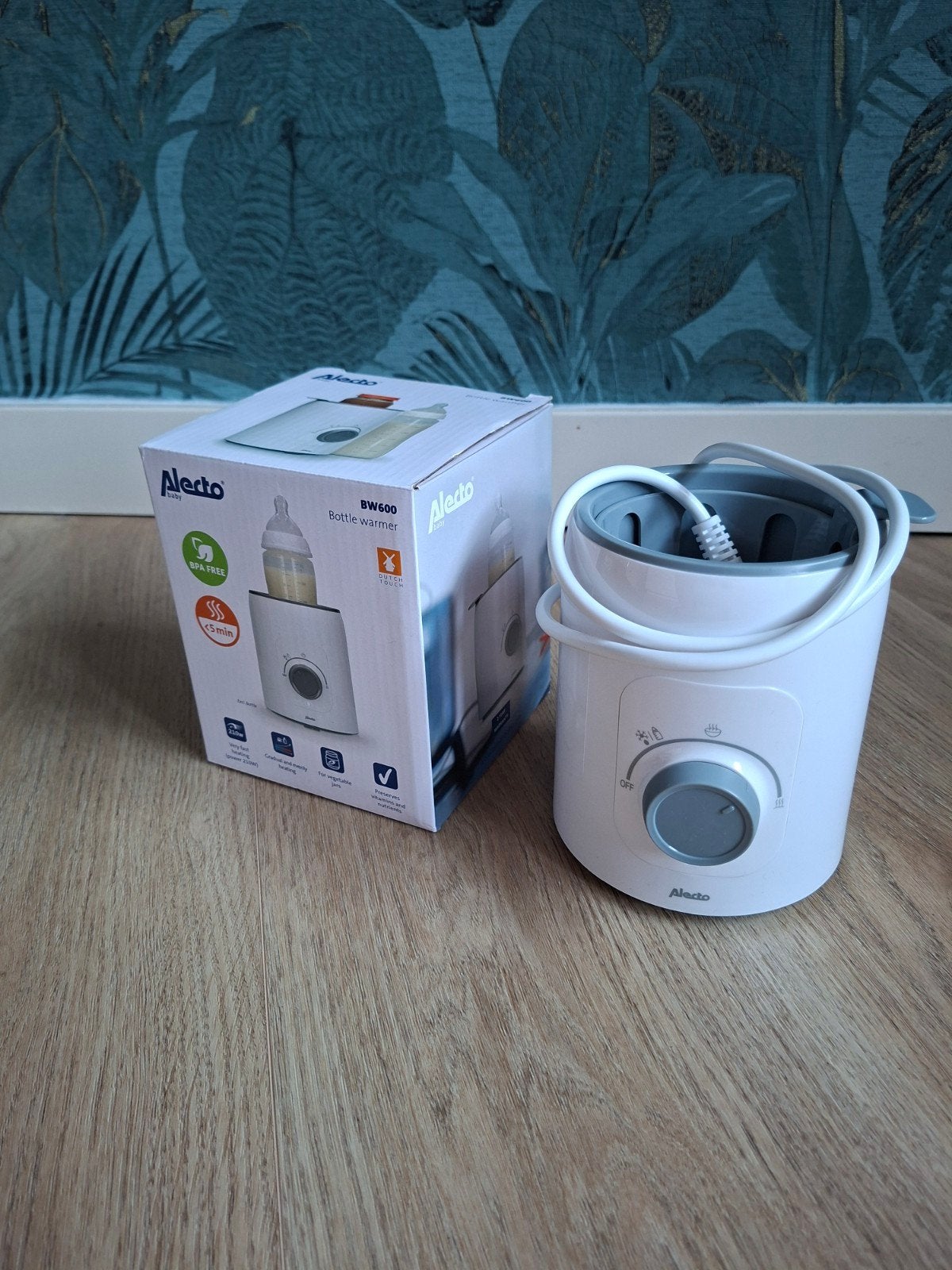 Nieuwe Alecto Baby BW600 Flessenwarmer - BPA Vrij, Ophalen, Nieuw, Flessen- of potjesverwarmer