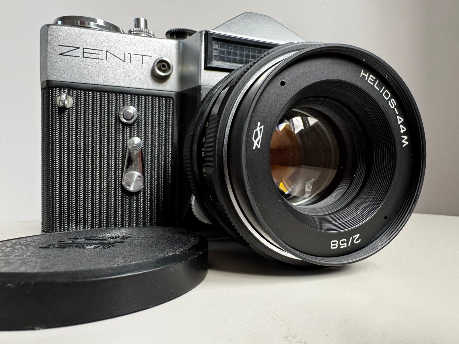 Nieuwstaat: Helios-44M - 58mm F2 - M42 mount, 58 mm, Ophalen of Verzenden, Zo goed als nieuw, Standaardlens