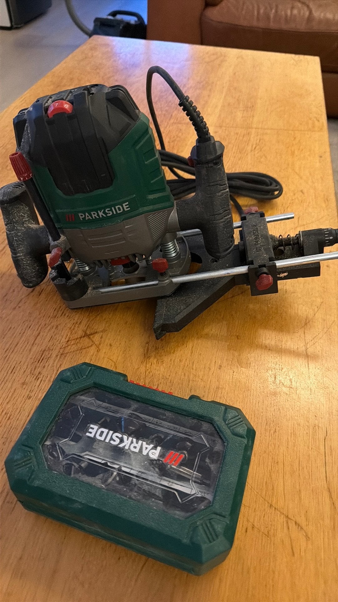 Parkside freesmachine, Ophalen of Verzenden, Zo goed als nieuw, Elektrisch, Bovenfrees
