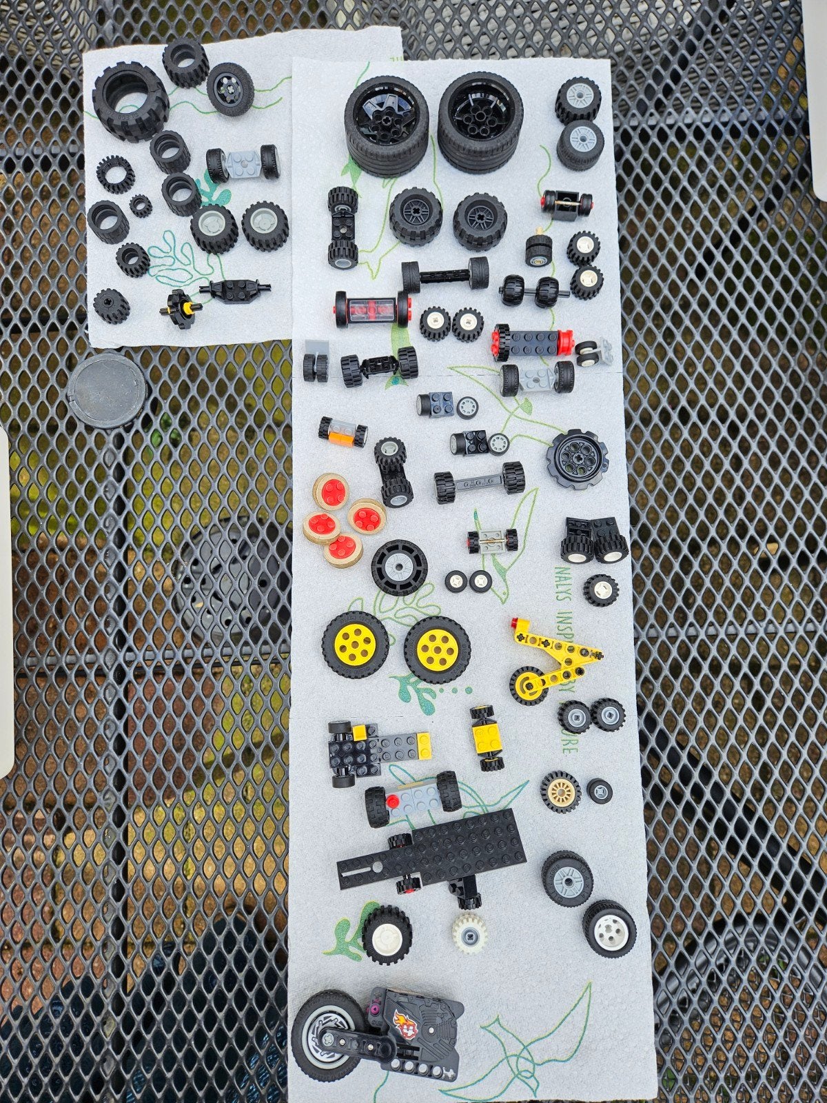 Lego wielen en banden diverse sets en enkele, Ophalen, Meerdere sets, Lego