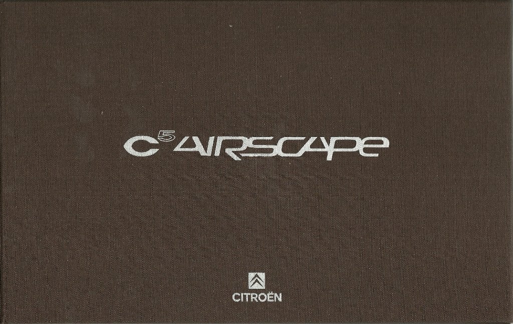 Citroen C5 Airspace cabrio folder, Boeken, Ophalen of Verzenden, Zo goed als nieuw, Citroën