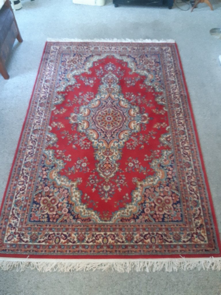 Oud vloerkleed hasel, Ophalen, Gebruikt, 100 tot 150 cm, 200 cm of meer