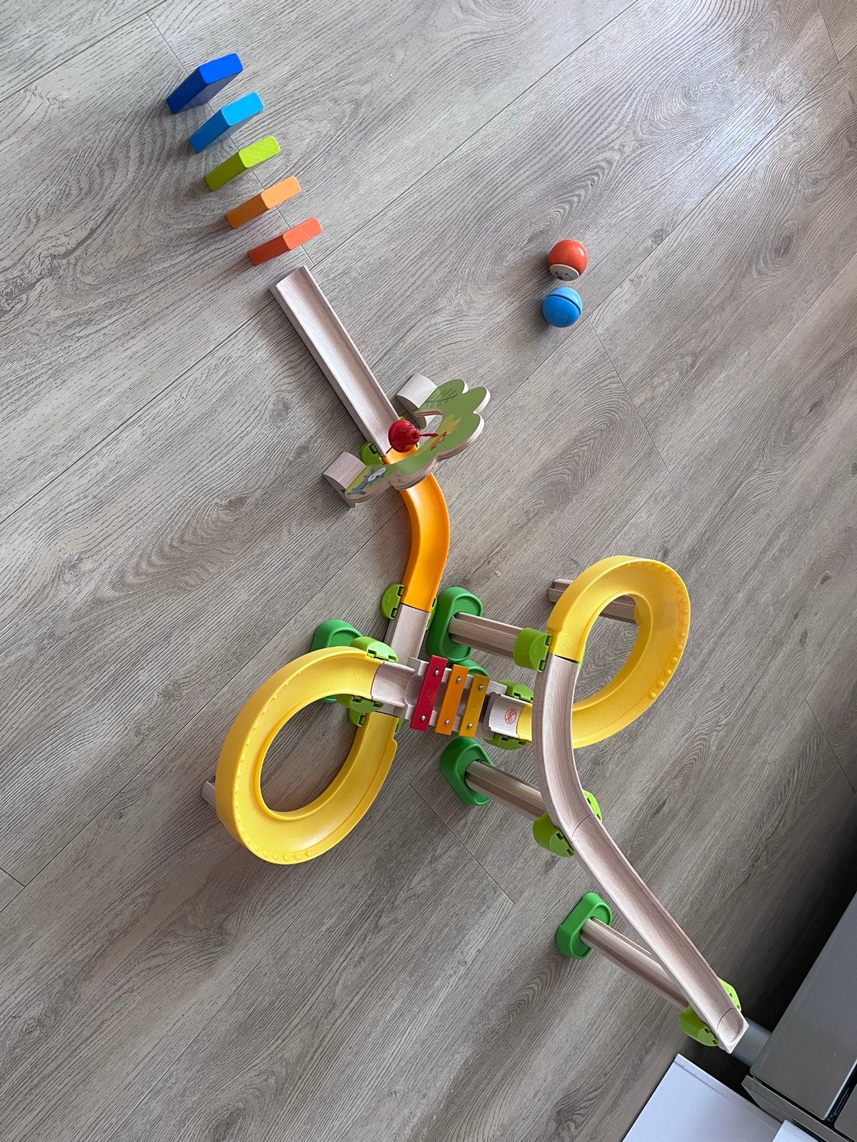 HABA Kullerbü knikkerbaan Sim-Sala-Kling zeer goede staat, Kinderen en Baby's, Speelgoed | Educatief en Creatief, Ophalen, Zo goed als nieuw
