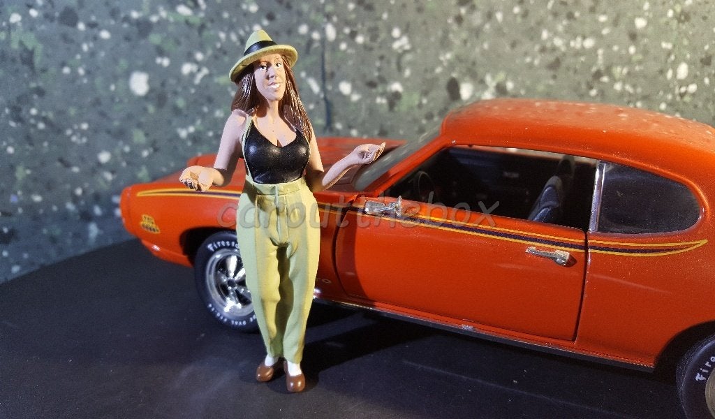 Diorama figuur 1:18 hanging out TANYA AD214 American Diorama, Verzenden, Nieuw, Auto, Overige merken
