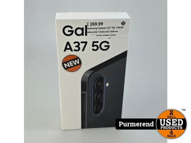 Samsung Galaxy A37 5G 128GB Awesome Charcoal | Nieuw, Samsung, Nieuw, Support@Samsung.com, 129, Samsung-ro, Yeongtong-gu
Suwon-si, Gyeonggi-do 16677
South Korea