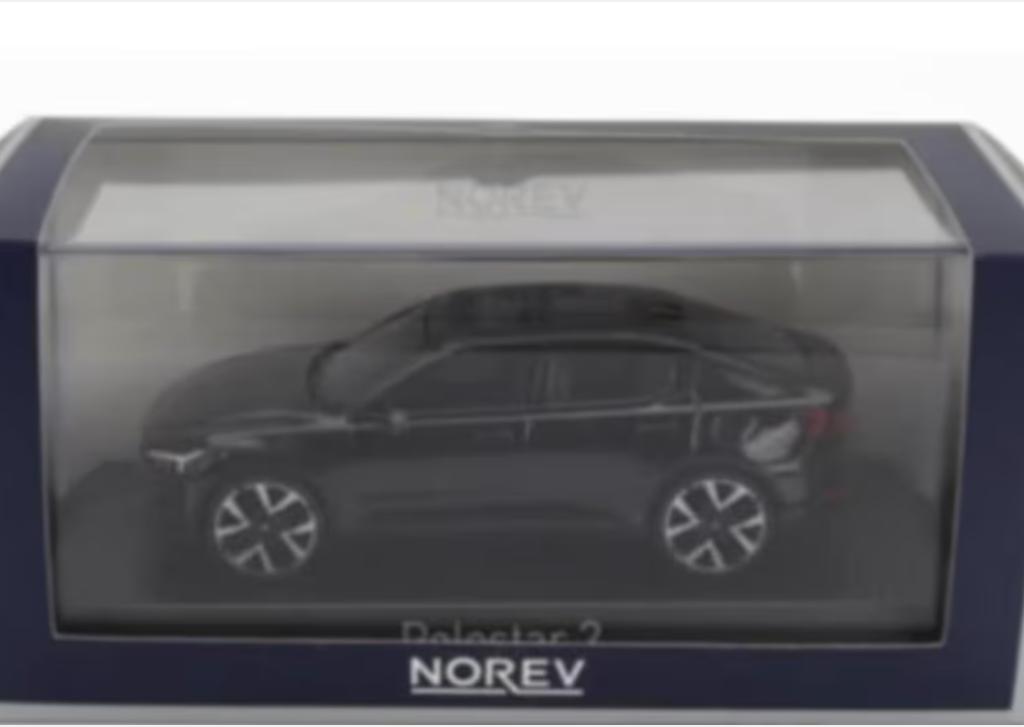 Polestar 2 2024 SPACE Zwart schaal 1/43 Norev ref. 872015, Verzenden, Nieuw, Auto, Norev