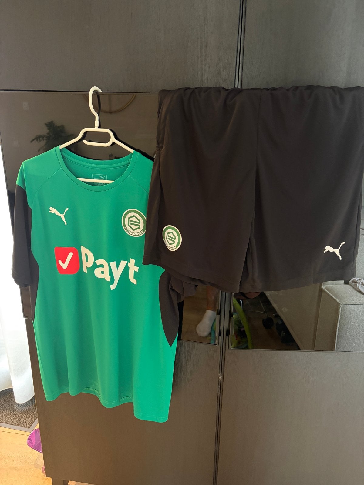 FC Groningen trainingtenue - Maat L, Maat L, Ophalen of Verzenden, Zo goed als nieuw, Set