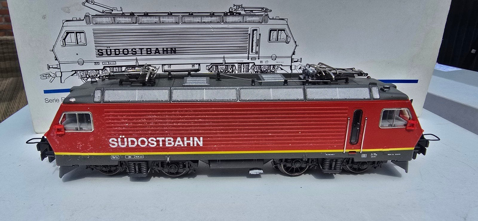 marklin 34301/trix express H0 Re446 Sudostbahn ovp., Ophalen of Verzenden, Gebruikt, Gelijkstroom, Trix