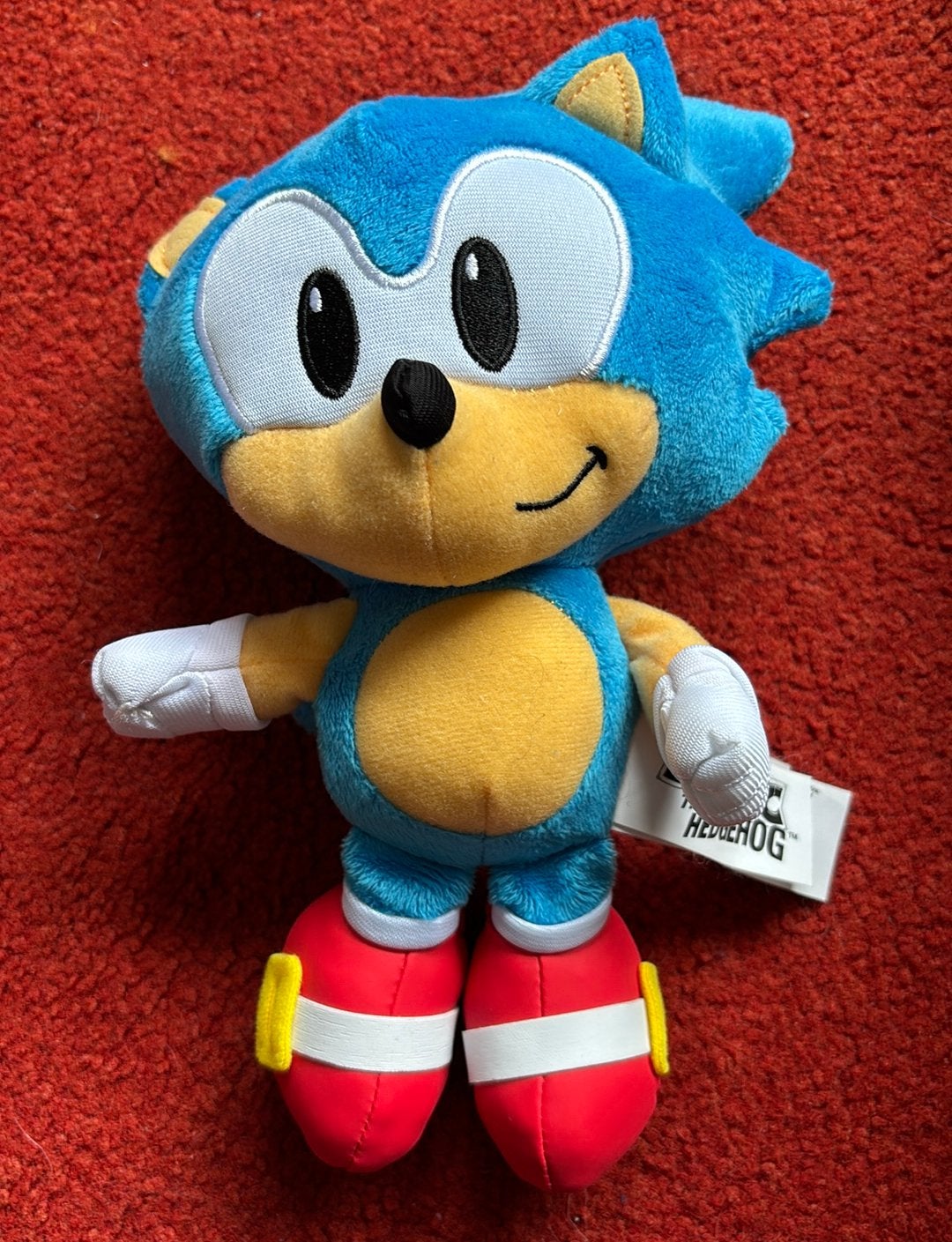 Sonic the Hedgehog knuffel 25 cm groot, Kinderen en Baby's, Overige merken, Overige karakters, Overige typen, Blauw