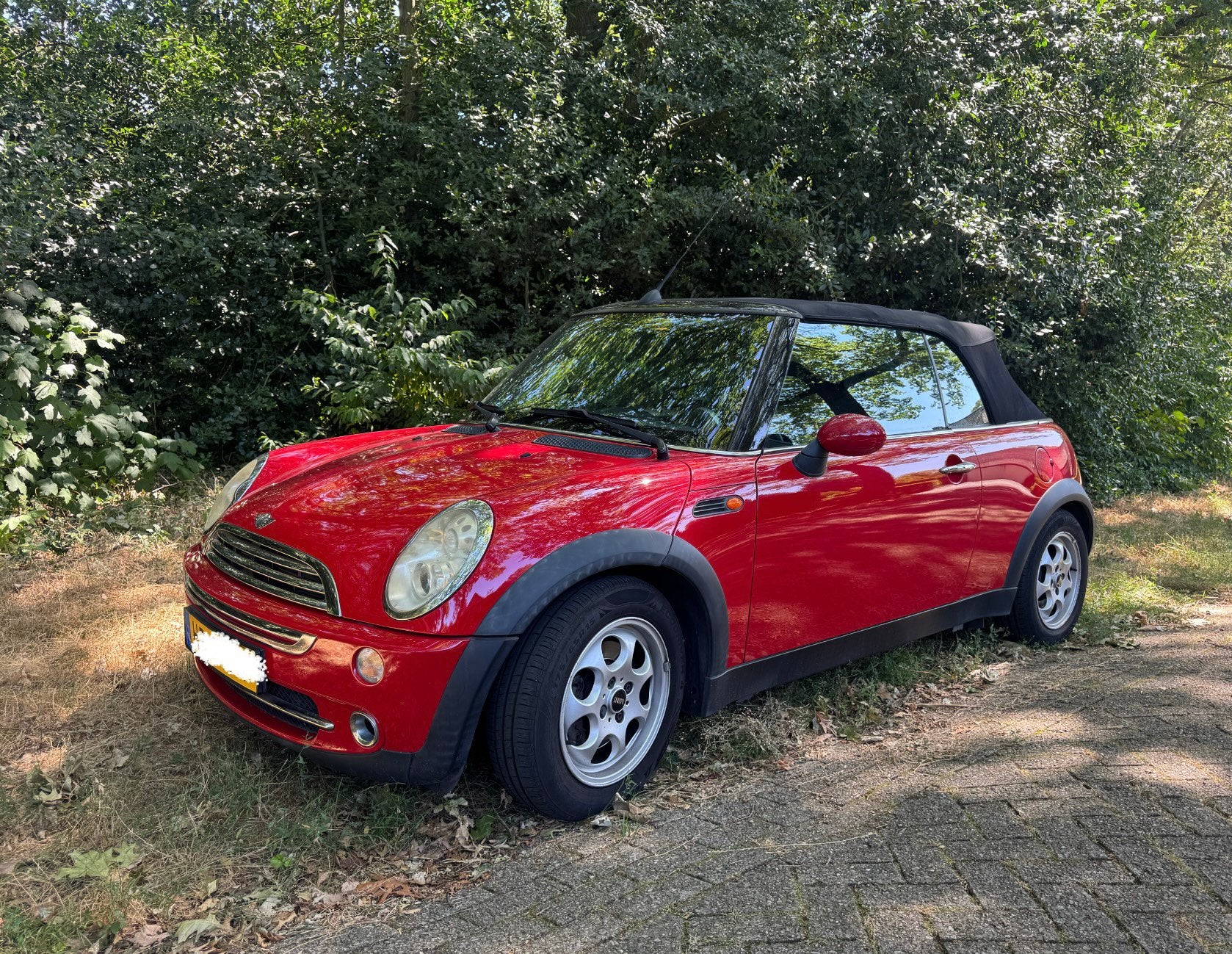 MIni Cooper Cabrio Automatic APK juli 26 Topstaat! 79dkm, Auto's, Automaat, Cabriolet, Particulier, Automatische klimaatregeling