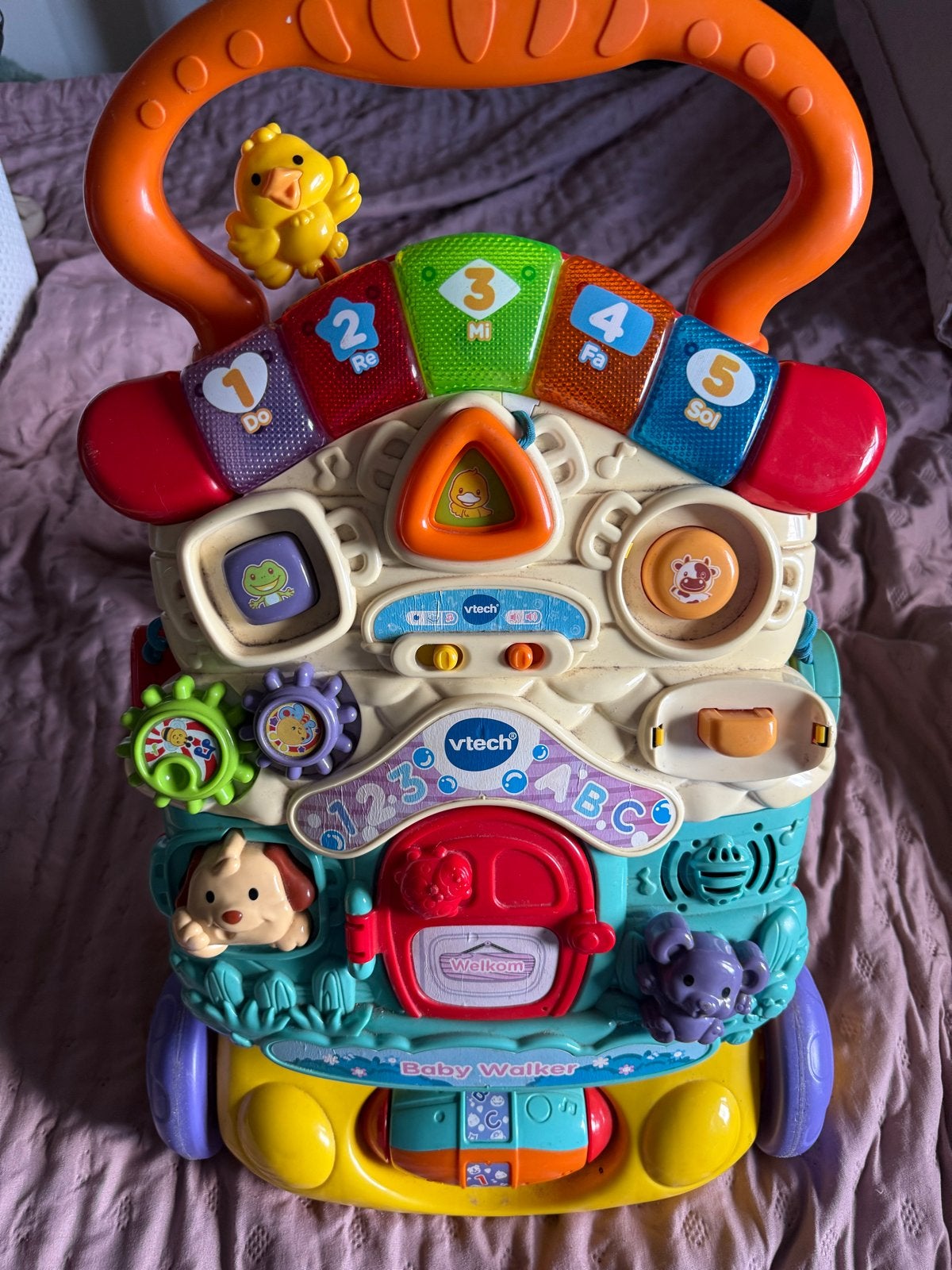 VTech Baby Walker - Loopwagen met geluid en licht, Ophalen of Verzenden, Gebruikt, Overige typen, Met licht