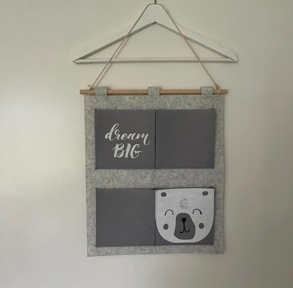 Vilten wandorganizer babykamer, Kinderen en Baby's, Ophalen, Zo goed als nieuw, Wanddecoratie