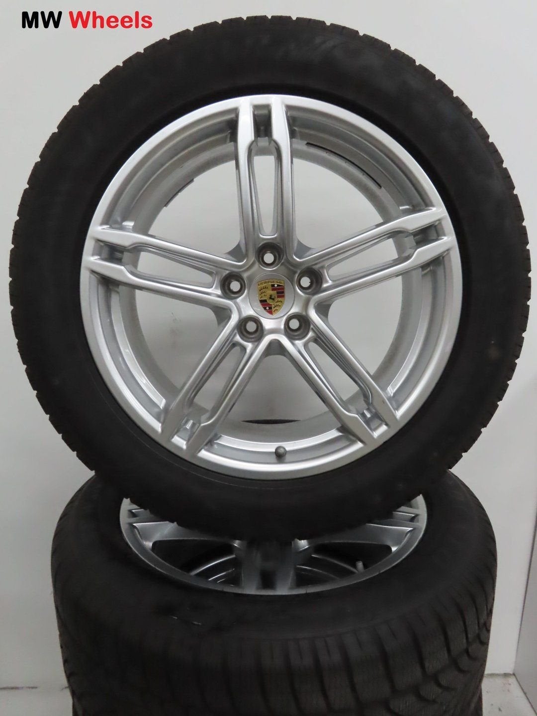 Porsche 19 inch Origineel Macan velgen met winterbanden, Auto-onderdelen, Banden en Velgen, 19 inch, Gebruikt, -, -