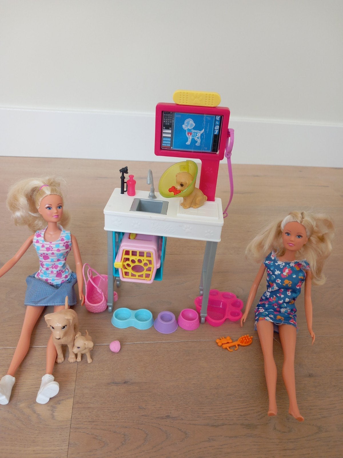 Barbie Dierenarts Speelset met Poppen en Puppy's, Ophalen of Verzenden