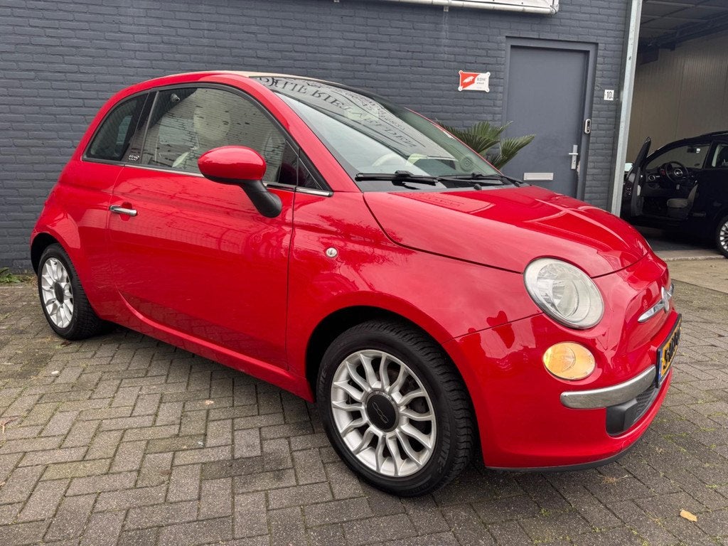 Fiat 500 1.2 Pop Blue&Me Cabrio! Inruil mogelijk! (bj 2011), Auto's, Euro 5, Stof, Gebruikt, 4 cilinders