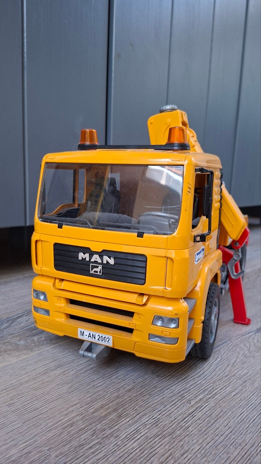 Bruder MAN Takelwagen met Kraan, Kinderen en Baby's, Speelgoed | Speelgoedvoertuigen, Ophalen, Zo goed als nieuw