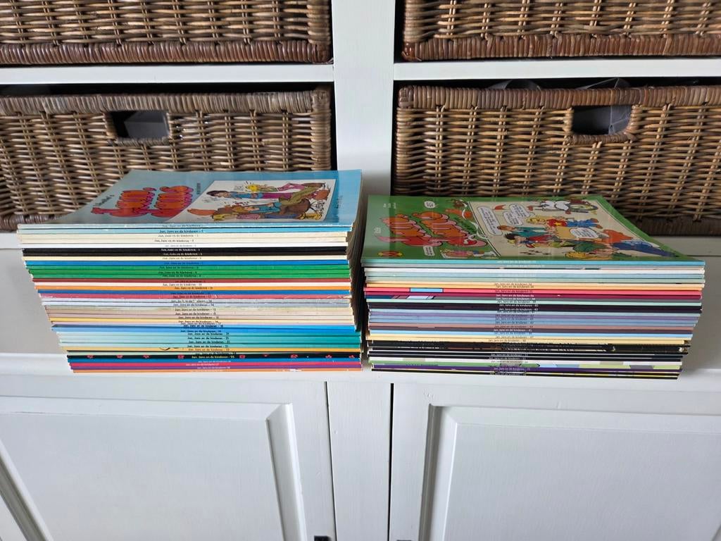 Jan Jans en de kinderen (zie beschrijving), Boeken, Stripboeken, Complete serie of reeks, Ophalen of Verzenden, Gelezen