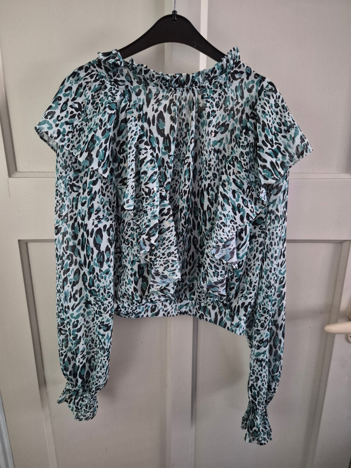 Loavies blouse met dierenprint - Zo goed als nieuw, Meerkleurig, Ophalen of Verzenden, Lange mouw, Maat 34 (XS) of kleiner