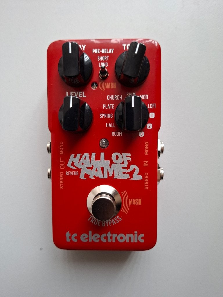 TC Electronic Hall of Fame 2 Reverb pedaal & shimmer reverb., Muziek en Instrumenten, Ophalen of Verzenden, Zo goed als nieuw