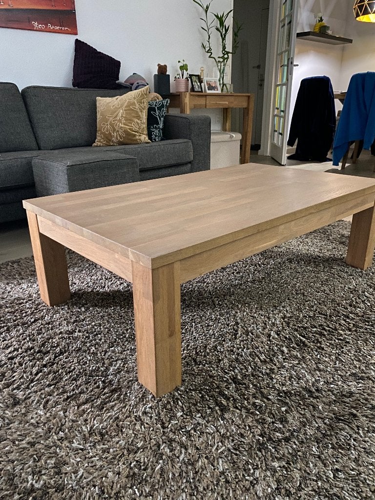 Salontafel, Ophalen, 100 tot 150 cm, Eikenhout, 50 tot 100 cm