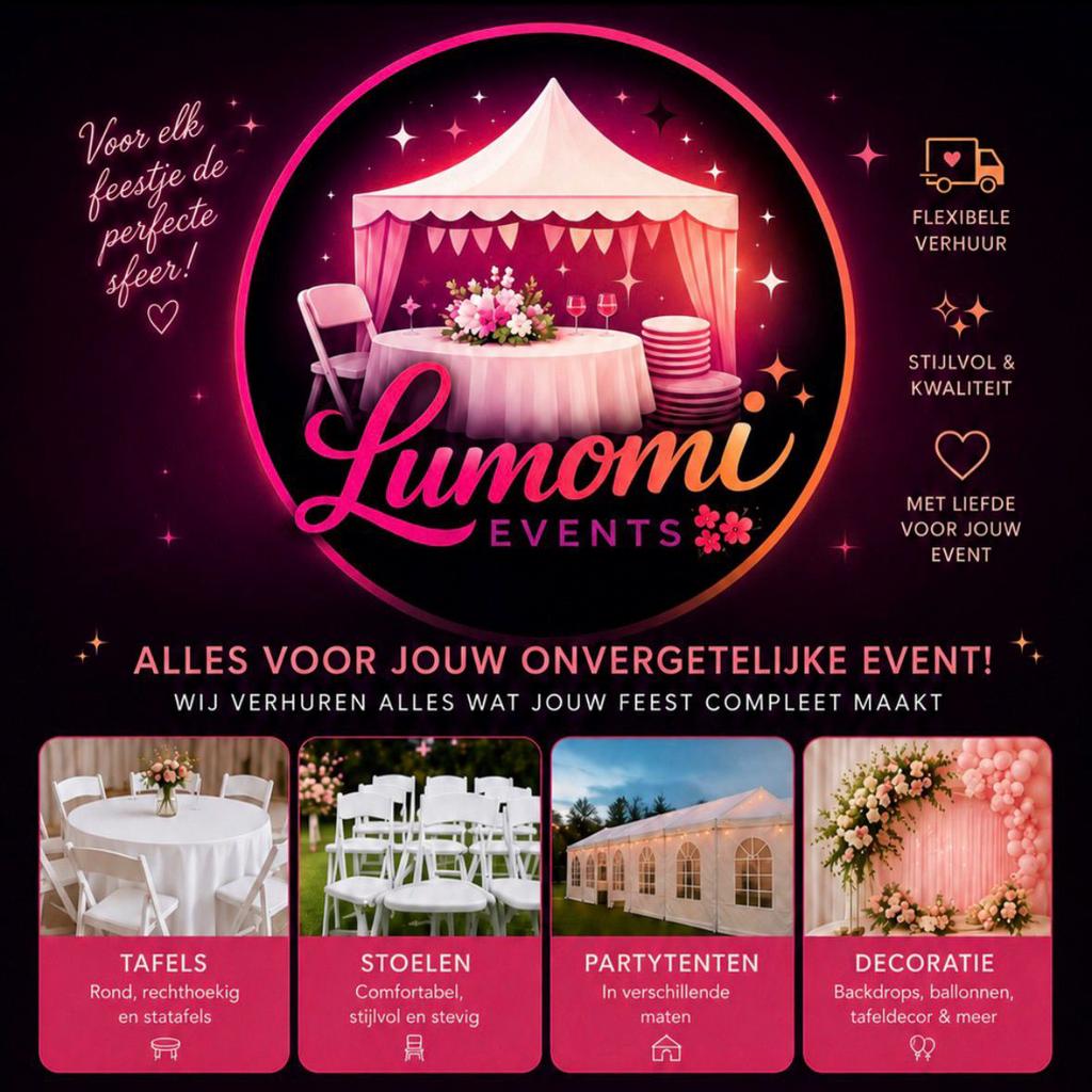 Lumomi Events Decoratie Verhuur, Eén persoon