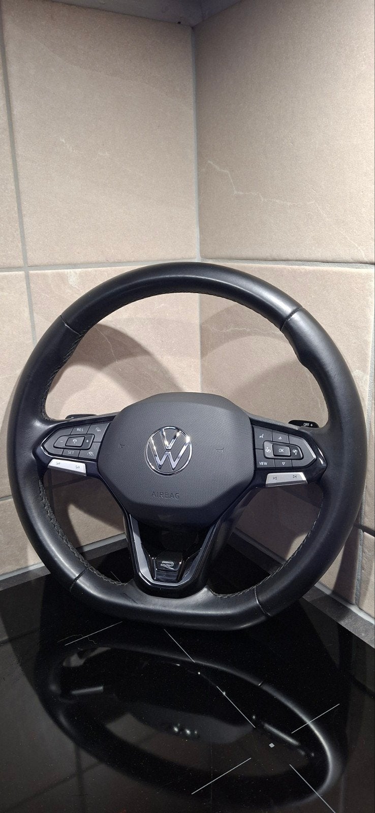 Origineel VW R Stuur met Airbag - Passat B8/B8.5, Golf 8, Ophalen of Verzenden