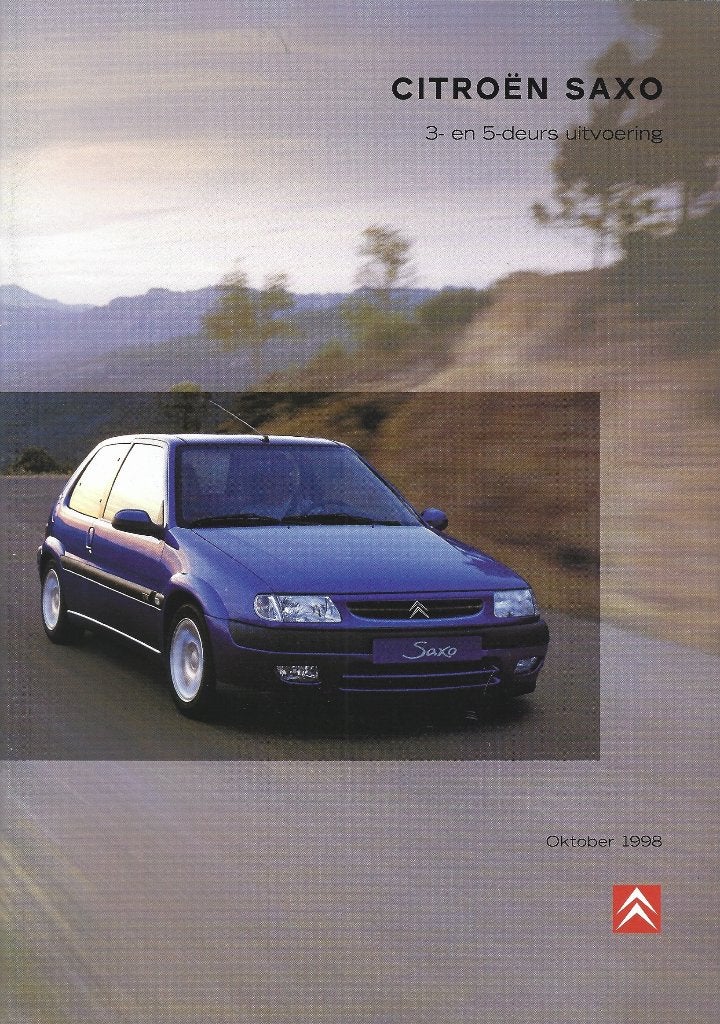 Brochure Citroen Saxo 1998, Ophalen of Verzenden, Gelezen, Citroën