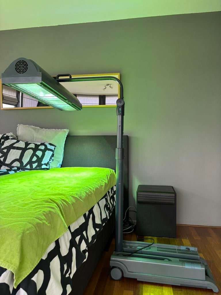 Philips Portable sunbed, Ophalen, Zo goed als nieuw, Zonnebank enkelzijdig, Minder dan 10 lampen