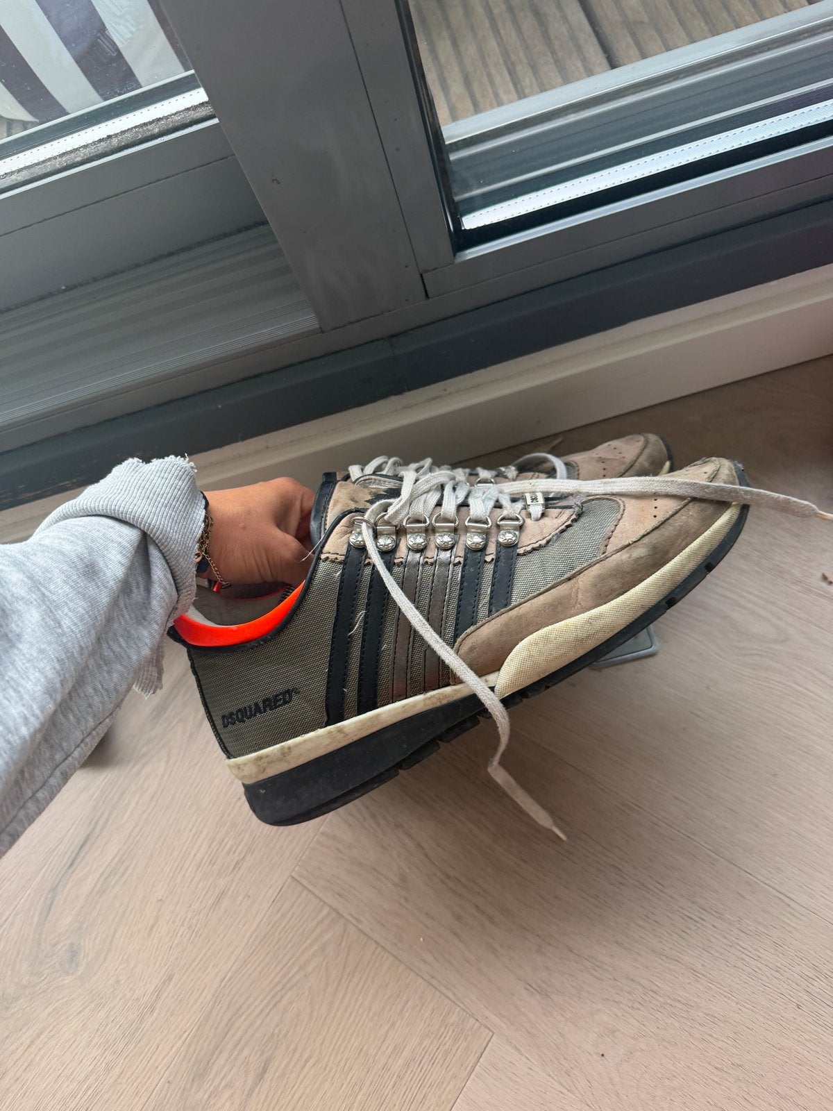 Dsquared2 sneakers maat 43, Kleding | Heren, Ophalen, Overige kleuren, Sneakers of Gympen, Gedragen