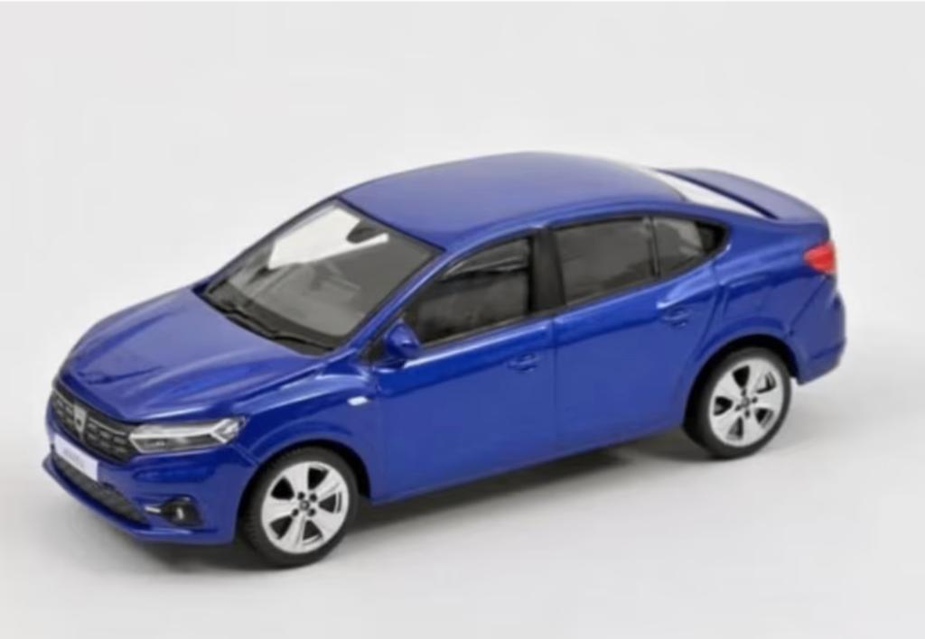 Dacia Logan 2021 Iron Blauw schaal 1:43 NOREV ref. 509042, Hobby en Vrije tijd, Modelauto's | 1:43, Verzenden, Nieuw, Auto, Norev
