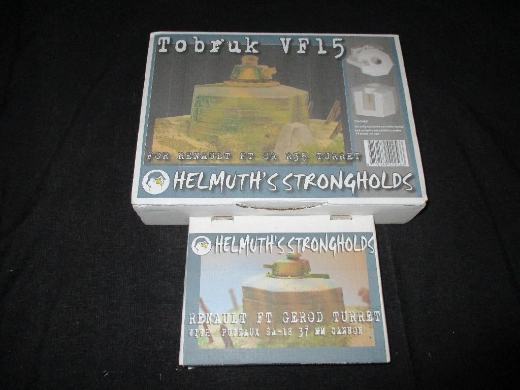 H-48,HELMUTHS STRONGHOLDS 1-35,NO,35-045,Tobruk VF15+HELMUTH, Ophalen of Verzenden, Nieuw, 1:35 tot 1:50