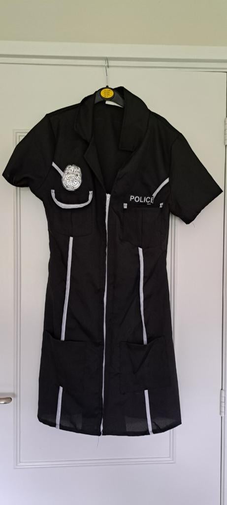 Agente uniform maat L, Kleding | Dames, Ophalen of Verzenden, Zo goed als nieuw, Carnaval
