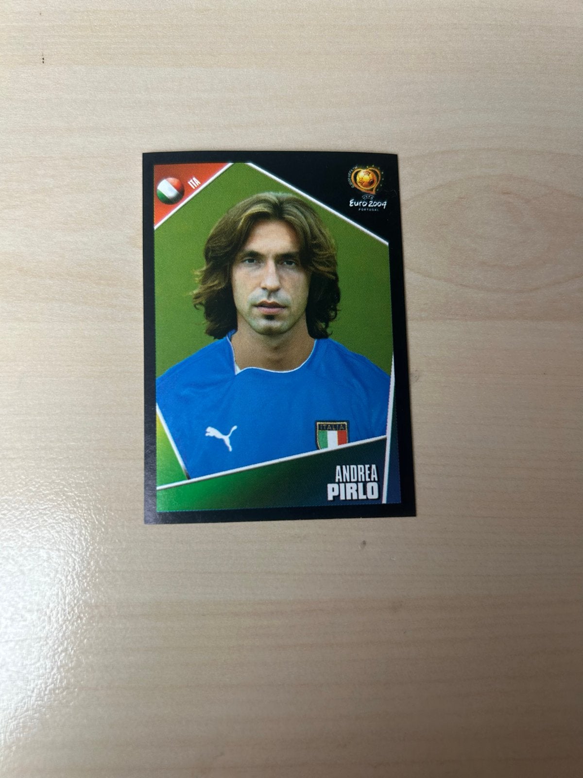 Andrea Pirlo Panini Plaatje UEFA Euro 2004 Portugal #234, Ophalen of Verzenden, Zo goed als nieuw, Sticker