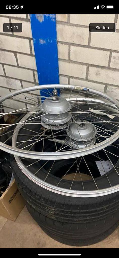 Gazelle elektrische fiets onderdelen, Fietsen en Brommers, Fietsonderdelen, Ophalen, Zo goed als nieuw