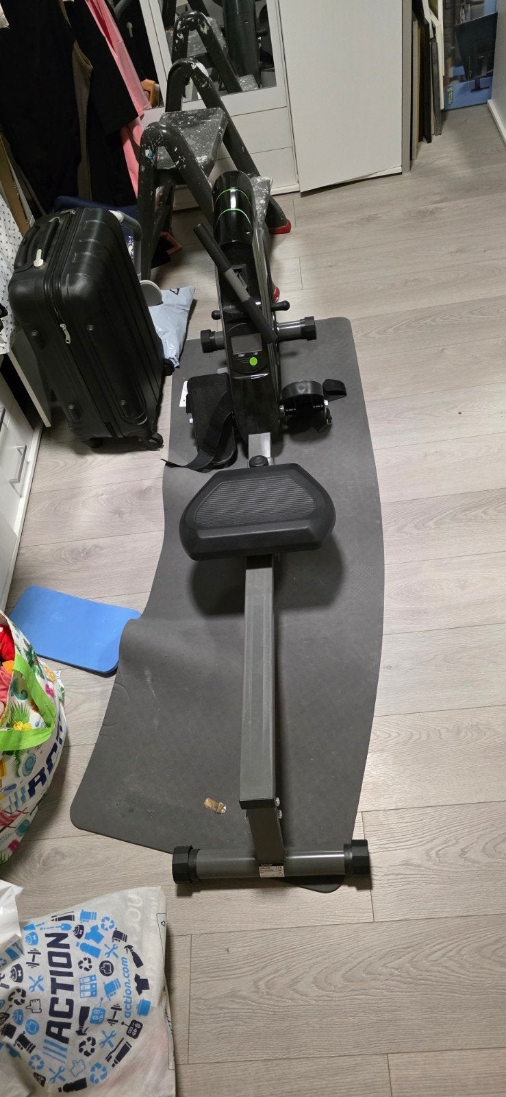 Tunturi Cardio Fit R20 Roeitrainer - Zo goed als nieuw, Ophalen, Benen, Zo goed als nieuw, Metaal
