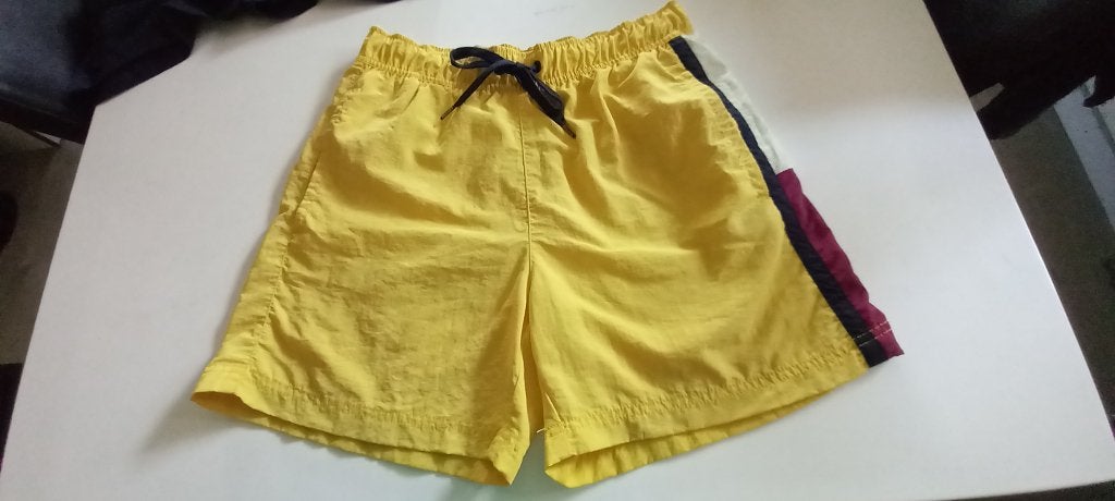 Tommy Hilfiger gele en lichtgroene zwemshort maat S., Geel, Tommy Hilfiger, Ophalen of Verzenden, Zwemshort