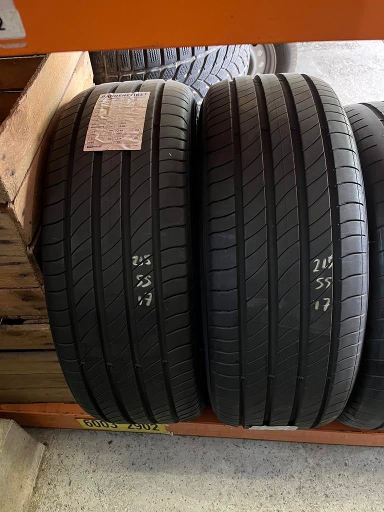 2x 215/55/17 Michelin Primacy zomerbanden 6,5MM | ZGAN, Auto-onderdelen, Banden en Velgen, Ophalen, 17 inch, Nvt, Band(en)
