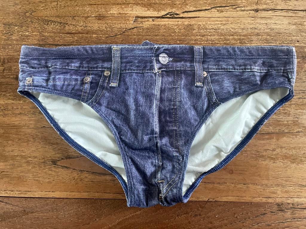 Waterpolo zwembroek Turbo, XL, Blauw, Overige typen, Maat 56/58 (XL), Ophalen of Verzenden