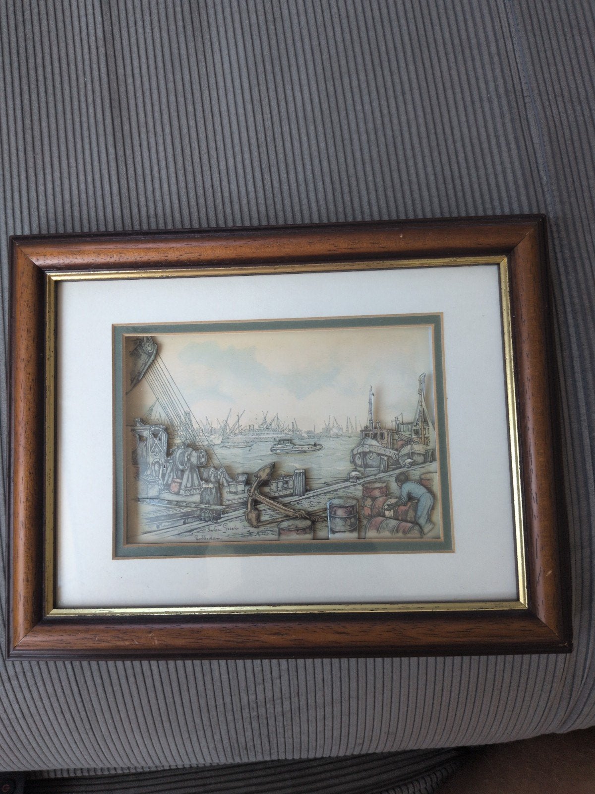 Wonderworld Anton Pieck 3D-kunstwerk Haven, Ophalen of Verzenden, Gebruikt, Overige typen