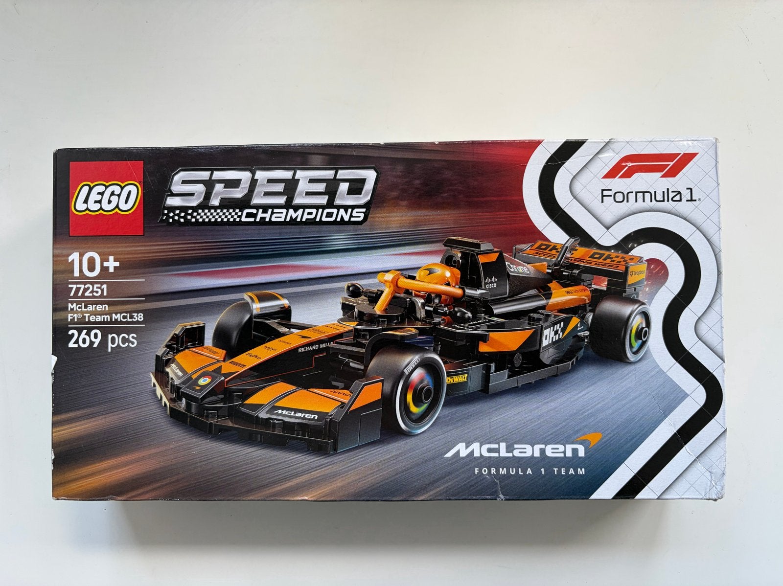 LEGO Speed Champions McLaren Formule 1 Racewagen 77251, Lego, Denemarken, Nieuw, Complete set