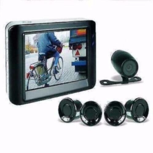 Auto achteruitrijcamera kit + 4x afstand sensoren NIEUW, Auto diversen, Auto-accessoires, ., Nieuw, Ophalen of Verzenden, .