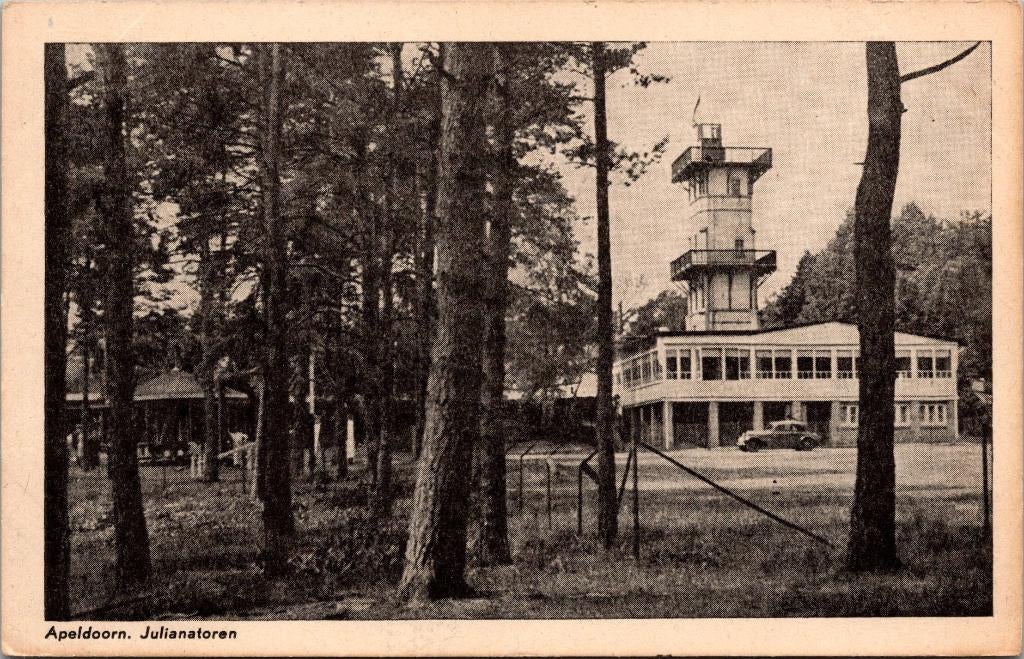 Apeldoorn Julianatoren - 5 ansichtkaarten, Verzamelen, Verzenden, 1940 tot 1960, Gelopen, Gelderland
